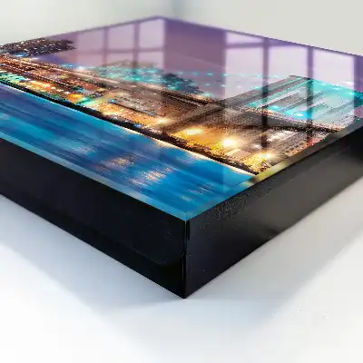 Een stadsbrug vol leven