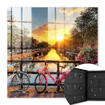 Stedelijke zonsondergang