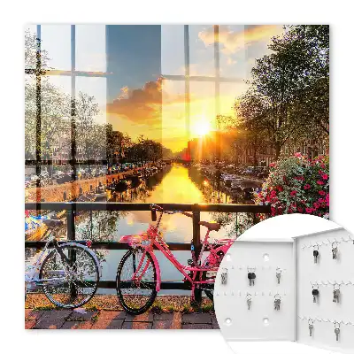 Stedelijke zonsondergang