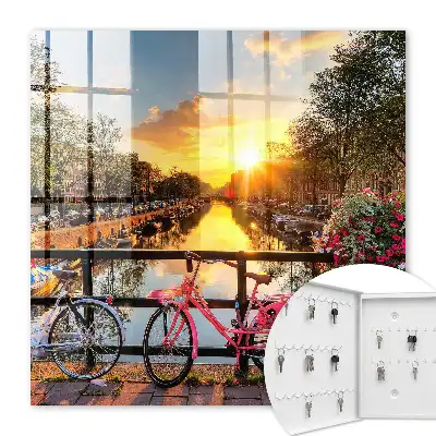 Stedelijke zonsondergang