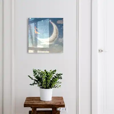 Hemelse reis in de vorm van de maan