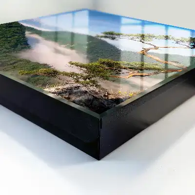 Berglandschap met besneeuwde bergen