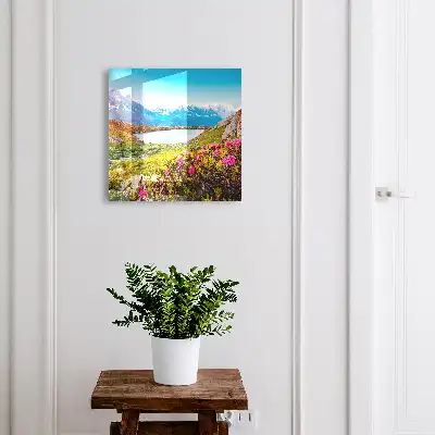 Een berglandschap vol kleuren