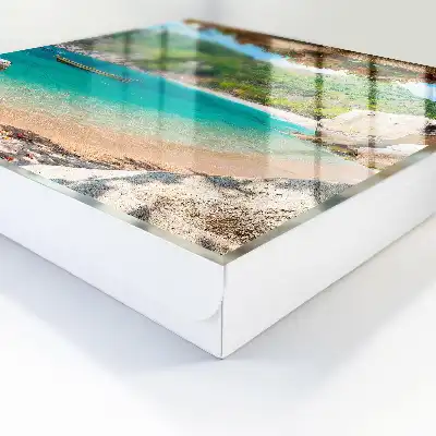 Wanddecoratie met een paradijselijk uitzicht op groene heuvels