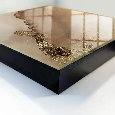 Artistieke abstractie met transparantie-effect