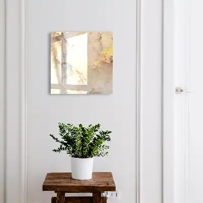 Marmeren elegantie met gele accenten