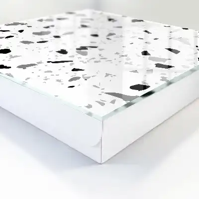 Monochroom terrazzo-stijl