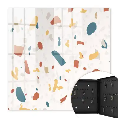 Abstracte compositie met dynamische vormen