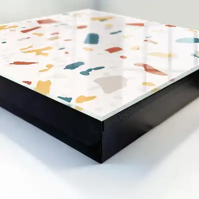 Abstracte compositie met dynamische vormen