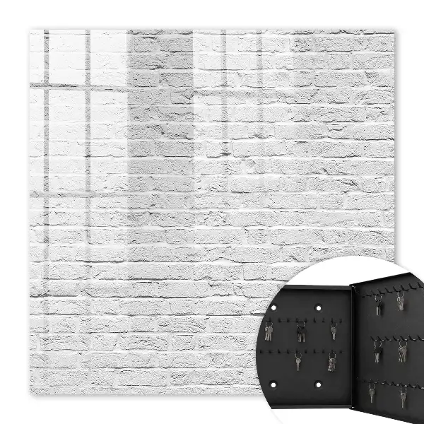 Bakstenen muur met ruwe textuur