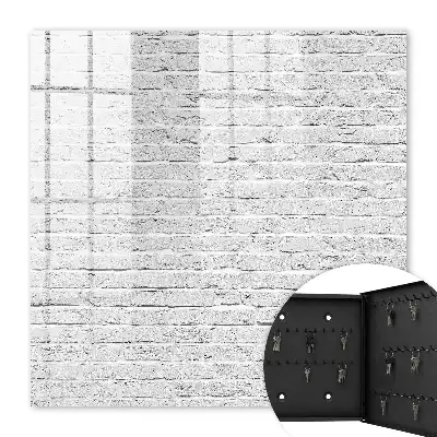 Bakstenen muur met ruwe textuur