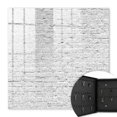 Bakstenen muur met ruwe textuur