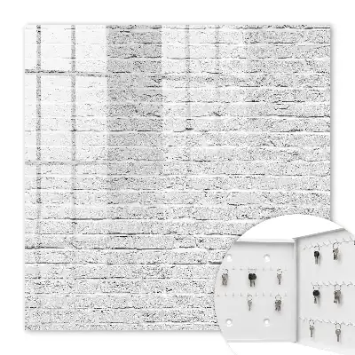 Bakstenen muur met ruwe textuur