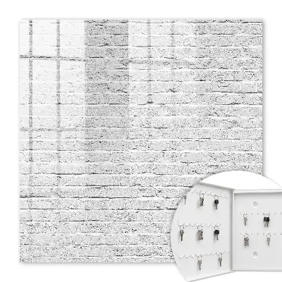Bakstenen muur met ruwe textuur