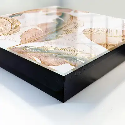 Fijne blaadjes in subtiele kleuren