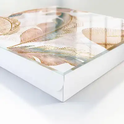 Fijne blaadjes in subtiele kleuren