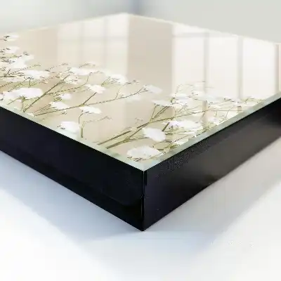 Bloemen op een subtiele beige achtergrond