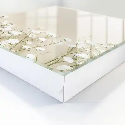 Bloemen op een subtiele beige achtergrond