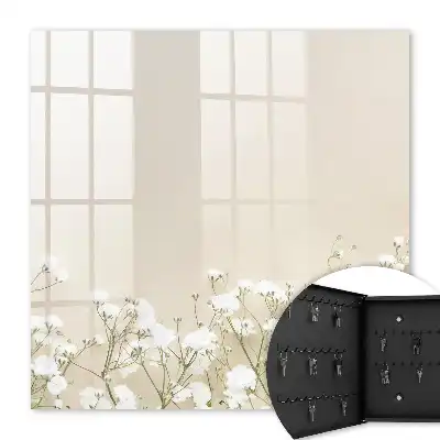 Bloemen op een subtiele beige achtergrond