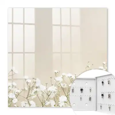 Bloemen op een subtiele beige achtergrond