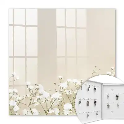 Bloemen op een subtiele beige achtergrond