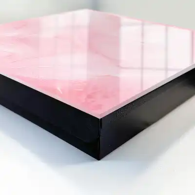 Roze veren decoratie