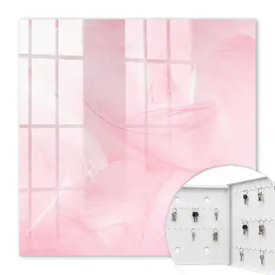 Roze veren decoratie