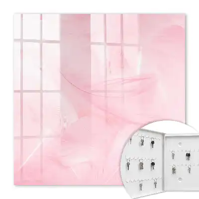 Roze veren decoratie