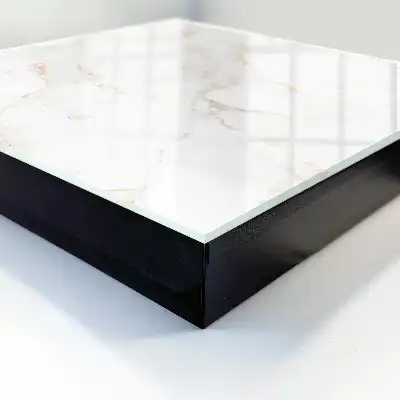 Elegant bruin marmer met lijnpatroon