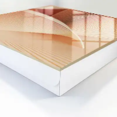 Abstracte golven in crème- en beigetinten
