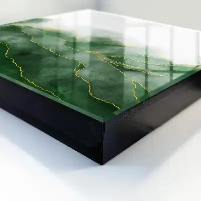 Groene heuvels in aquarelstijl