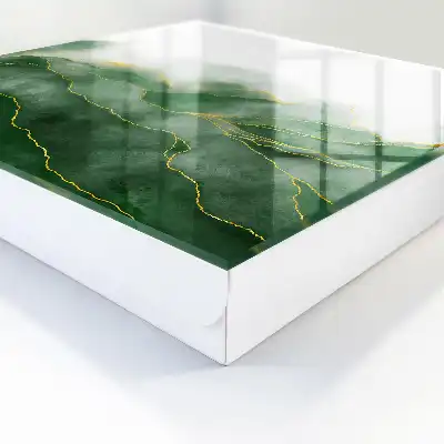 Groene heuvels in aquarelstijl