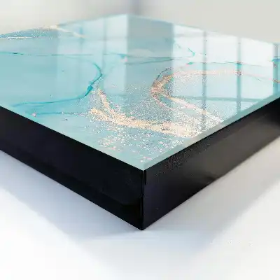 Blauwe dromen met subtiele lijnen