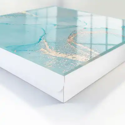 Blauwe dromen met subtiele lijnen