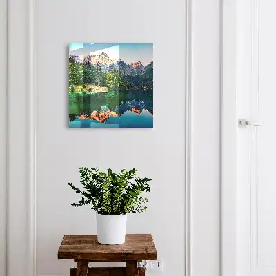 Berglandschap rondom het meer