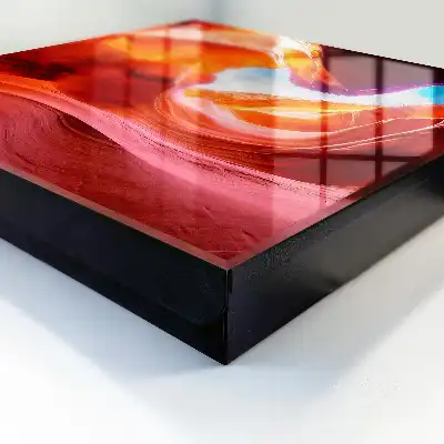 Kleurrijke rotsen met diep perspectief