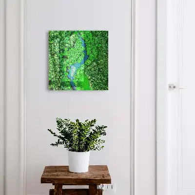 Groene bossen harmonieus geheel