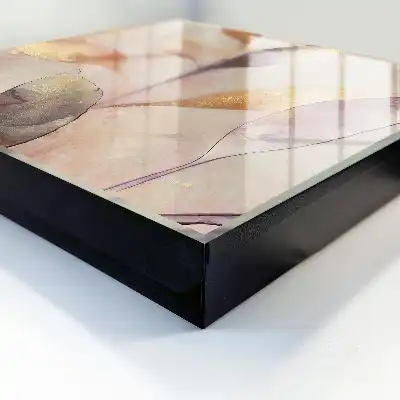 Behang met pastelkleurige bladeren zonder contrast