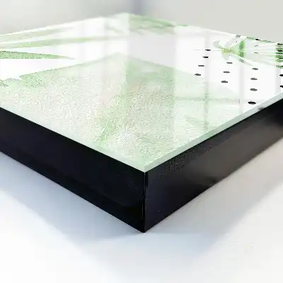 Groene bladeren op een witte achtergrond