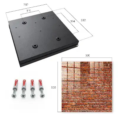 Bakstenen muur met warme tinten