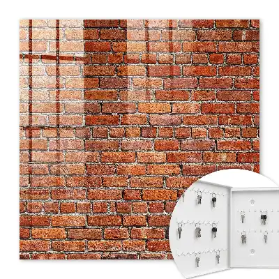 Bakstenen muur met warme tinten
