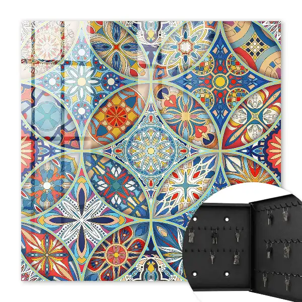 Een kleurrijk mozaïek van intense kleuren