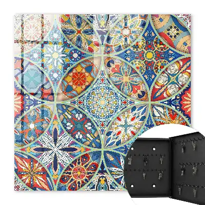 Een kleurrijk mozaïek van intense kleuren