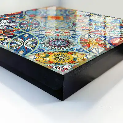 Een kleurrijk mozaïek van intense kleuren