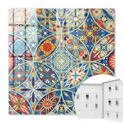 Een kleurrijk mozaïek van intense kleuren