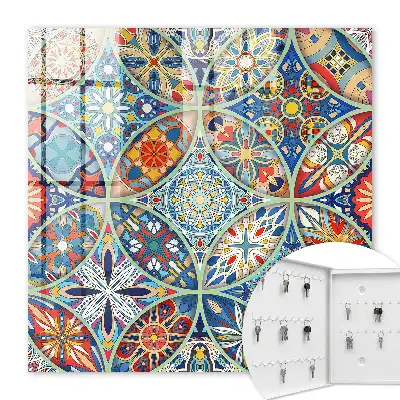 Een kleurrijk mozaïek van intense kleuren