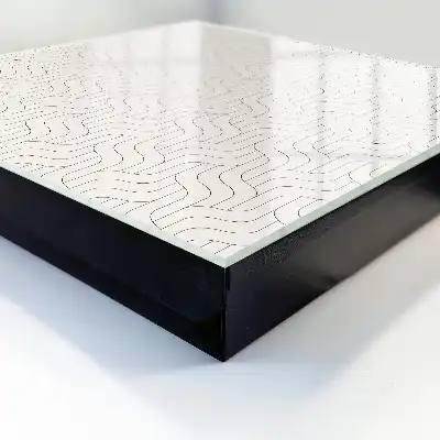 Geometrisch patroon met golvende lijnen
