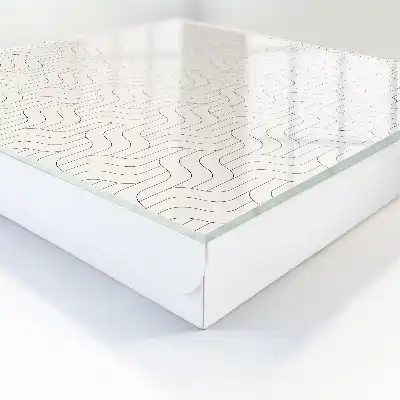 Geometrisch patroon met golvende lijnen