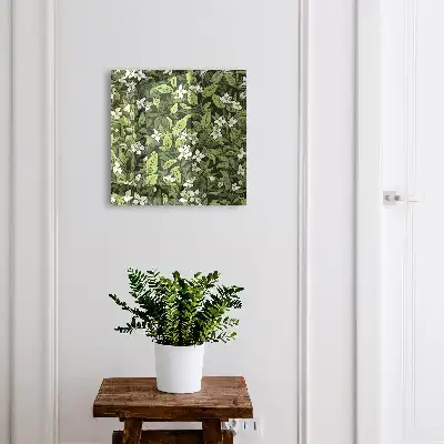 Een levendig plantenmotief