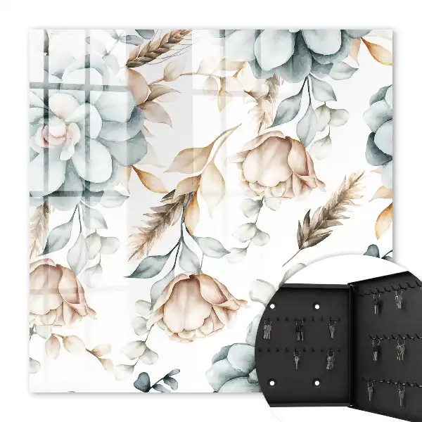 Aquarelbloemen in zachte kleuren